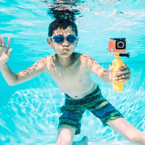 Экшн камера Xiaomi Seabird 4K, оранжевая-1