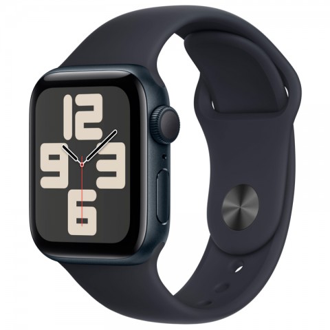 Apple Watch SE 2023 40mm Midnight Aluminum Case with Midnight Sport Band