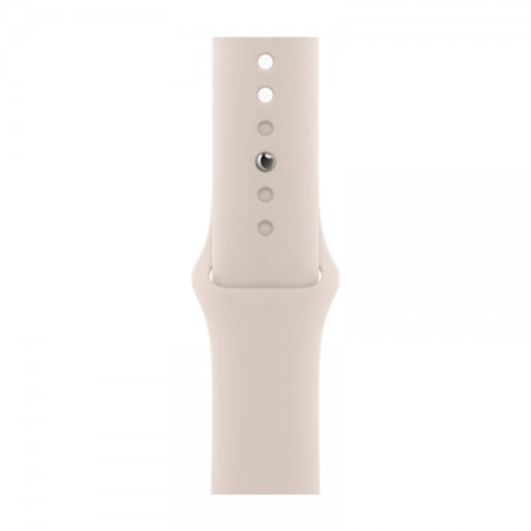 Apple Watch SE 2023 44mm Starlight Aluminum Case with Starlight Sport Band-2