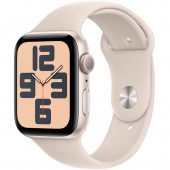 Часы Apple Watch SE 2023 44mm Starlight Aluminum Case with Starlight Sport Band Часы Apple Watch SE 2023 44mm Starlight Aluminum Case with Starlight Sport Band