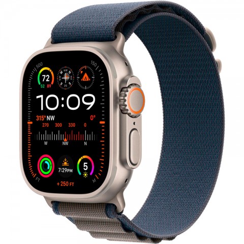 Часы Apple Watch Ultra 2 (GPS+Cellular) 49mm Titanium Case with Alpine Loop Blue