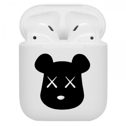 Чехол силиконовый с рисунком для AirPods, в ассортименте-2