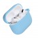 Чехол силиконовый плотный с карабином для AirPods Pro, голубой