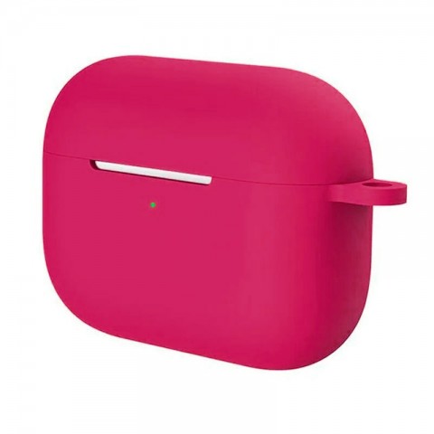 Чехол силиконовый плотный с карабином для AirPods Pro, каркаде-1