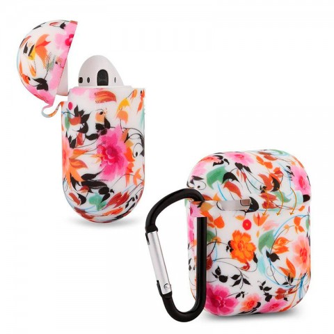 Чехол TPU c рисунком для AirPods, "Принт"-2