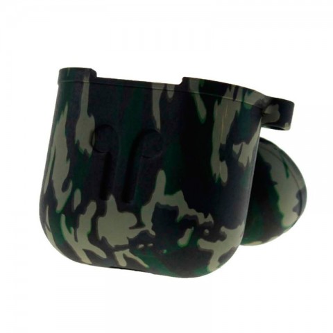 Чехол TPU c рисунком для AirPods, "Хаки"-6