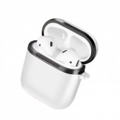 Чехол защитный пластиковый для AirPods, белый Чехол защитный пластиковый для AirPods, белый