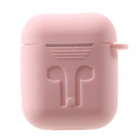 Чехол силиконовый для AirPods, розовый