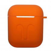 Чехол силиконовый для AirPods, оранжевый Чехол силиконовый для AirPods, оранжевый