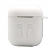 Чехол силиконовый для AirPods, белый Чехол силиконовый для AirPods, белый