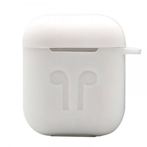 Чехол силиконовый для AirPods, белый