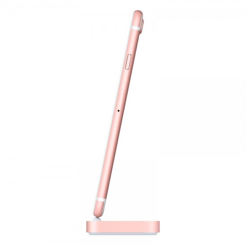 Док-станция для iPhone с разъёмом Lightning, розовое золото