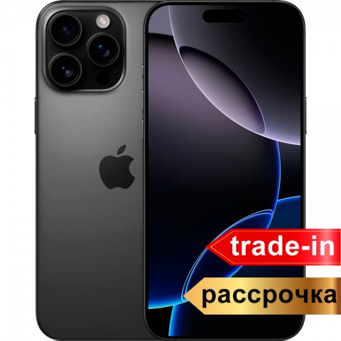Смартфон Apple iPhone 16 Pro Max 512Gb Black Titanium (Черный Титан)