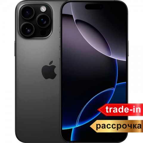 Смартфон Apple iPhone 16 Pro Max 1Tb Black Titanium (Черный Титан)