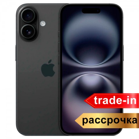 Смартфон Apple iPhone 16 256Gb Black (черный)