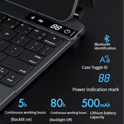 Чехол-клавиатура для iPad Pro 12,9", черная-3