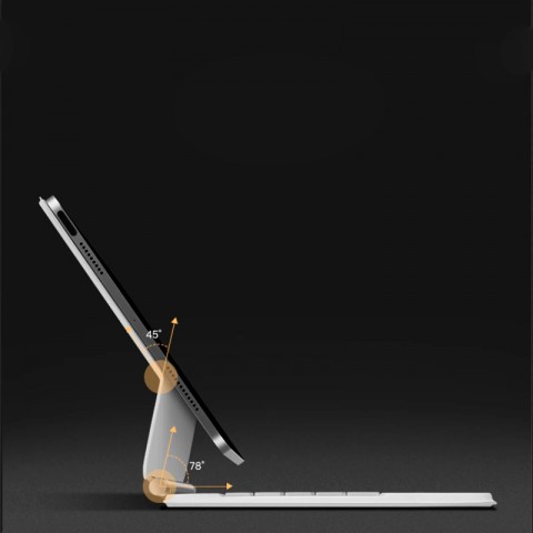 Чехол-клавиатура для iPad Pro 12,9", белая-3