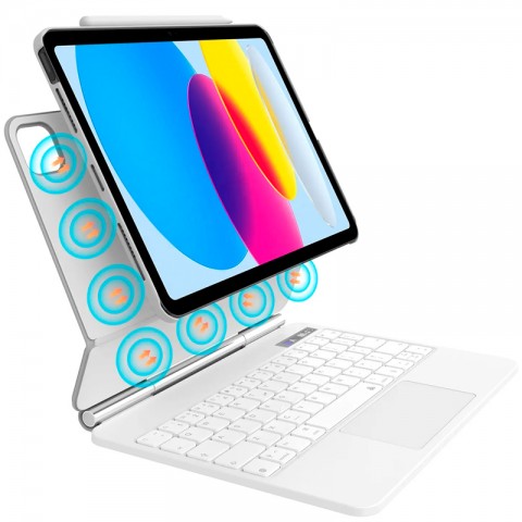 Чехол-клавиатура для iPad Pro 12,9", белая-5