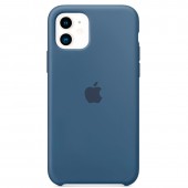 Силиконовый чехол для iPhone 11, серо-голубой Силиконовый чехол для iPhone 11, серо-голубой