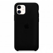 Силиконовый чехол для iPhone 11, черный Силиконовый чехол для iPhone 11, черный