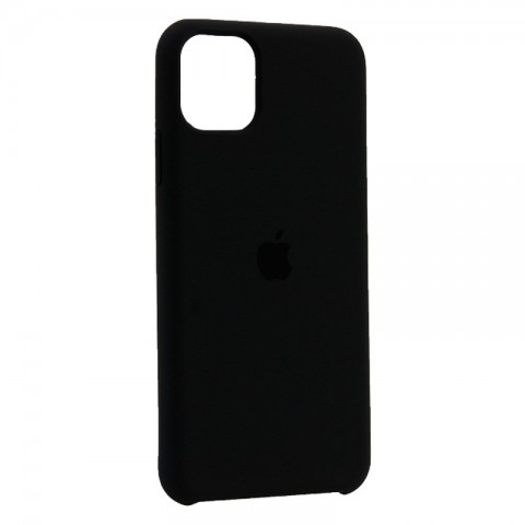 Силиконовый чехол для iPhone 11, черный-1