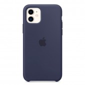 Силиконовый чехол для iPhone 11, тёмно-синий Силиконовый чехол для iPhone 11, тёмно-синий