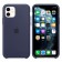 Силиконовый чехол для iPhone 11, тёмно-синий