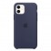 Силиконовый чехол для iPhone 11, тёмно-синий