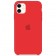Силиконовый чехол для iPhone 11, красный