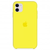 Силиконовый чехол для iPhone 11, светло-желтый Силиконовый чехол для iPhone 11, светло-желтый