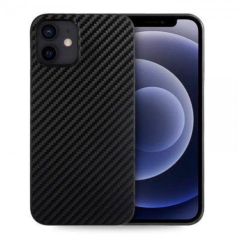 Чехол-накладка для iPhone 12/12 Pro My choice в карбоновом стиле, в ассортименте