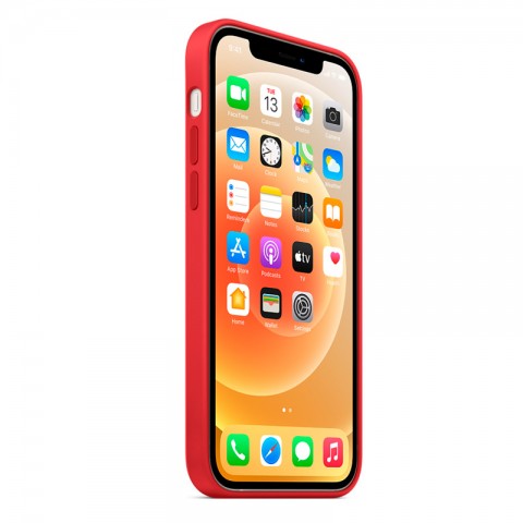 Силиконовый чехол для iPhone 12 mini, красный-2