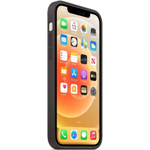 Силиконовый чехол MagSafe для iPhone 12 Pro Max, Black-1