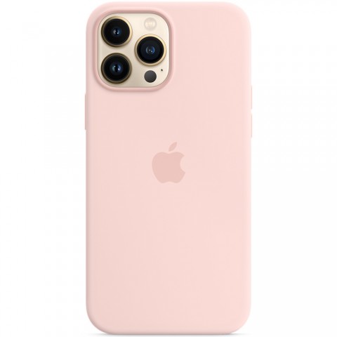 Силиконовый чехол MagSafe для iPhone 13 Pro Max, Chalk Pink