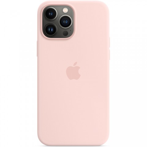 Силиконовый чехол MagSafe для iPhone 13 Pro Max, Chalk Pink-3