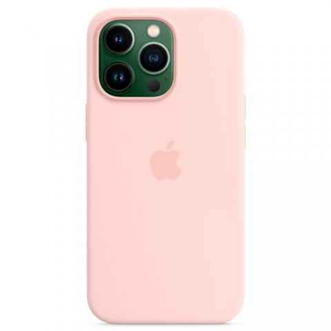Силиконовый чехол MagSafe для iPhone 13 Pro, Chalk Pink