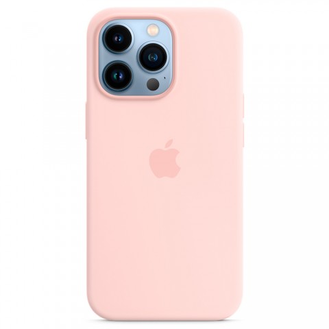 Силиконовый чехол MagSafe для iPhone 13 Pro, Chalk Pink-1
