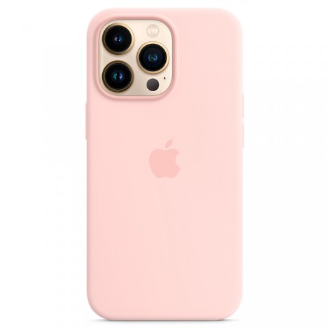 Силиконовый чехол MagSafe для iPhone 13 Pro, Chalk Pink-2