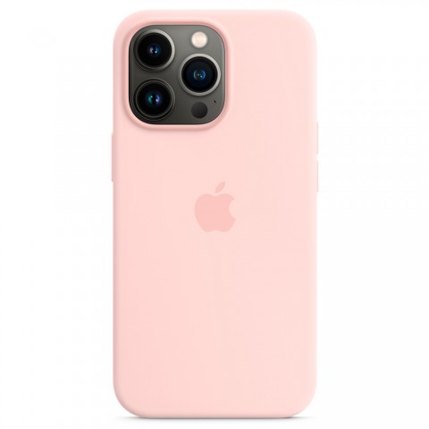 Силиконовый чехол MagSafe для iPhone 13 Pro, Chalk Pink-4