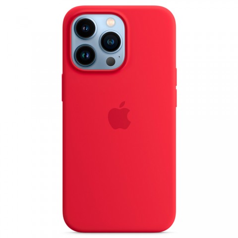 Силиконовый чехол MagSafe для iPhone 13 Pro, Red-3