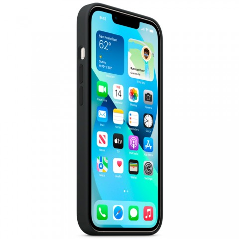 Силиконовый чехол MagSafe для iPhone 13, Midnight-7