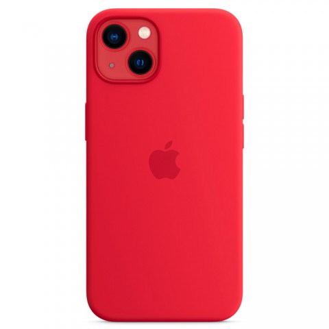 Силиконовый чехол MagSafe для iPhone 13, Red