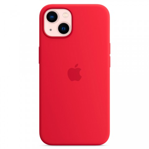Силиконовый чехол MagSafe для iPhone 13, Red-1
