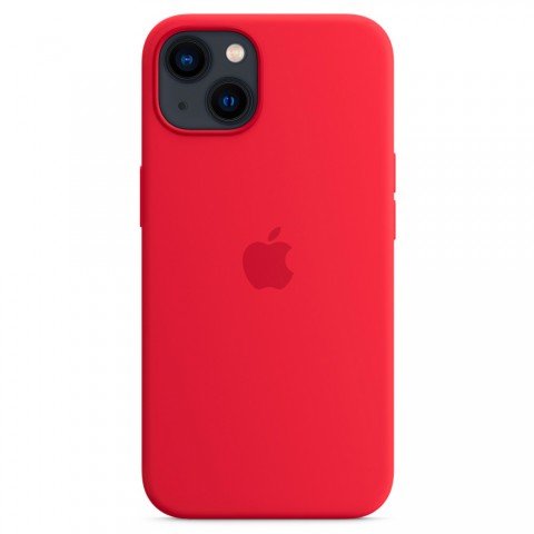 Силиконовый чехол MagSafe для iPhone 13, Red-4