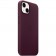 Кожаный чехол MagSafe для iPhone 13, Dark Cherry