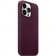 Кожаный чехол MagSafe для iPhone 13 Pro, Dark Cherry