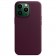 Кожаный чехол MagSafe для iPhone 13 Pro, Dark Cherry