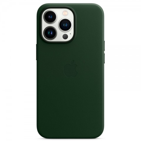 Кожаный чехол MagSafe для iPhone 13 Pro, Sequoia Green