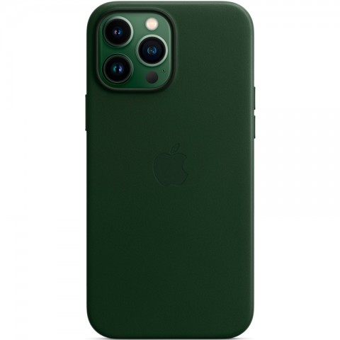 Кожаный чехол MagSafe для iPhone 13 Pro Max, Sequoia Green