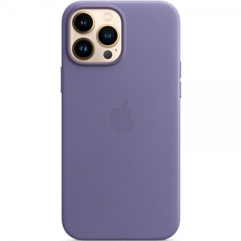 Кожаный чехол MagSafe для iPhone 13 Pro Max, Wisteria-2